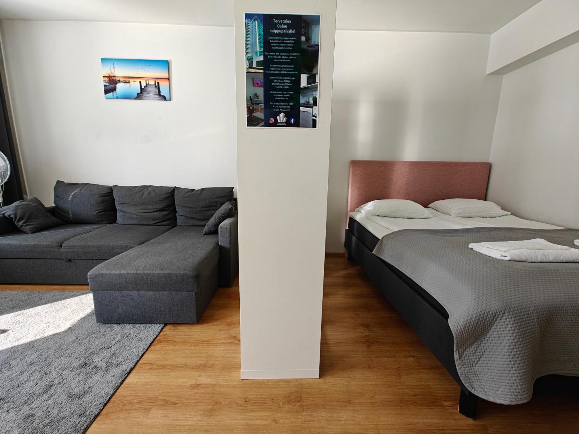 3-Room Apartment In Oulu Center, Parking Eksteriør bilde